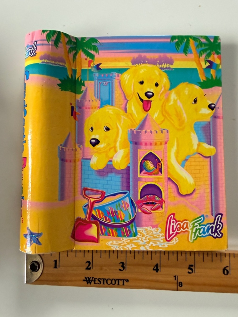 Lisa Frank Sandcastle Puppies Photo Album 4X6 Vintage 90s - Picture 10 of 11